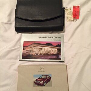 2002 Mercedes-Benz C Class OEM Owners Operator's Manual with Pouch Case  Nice, c